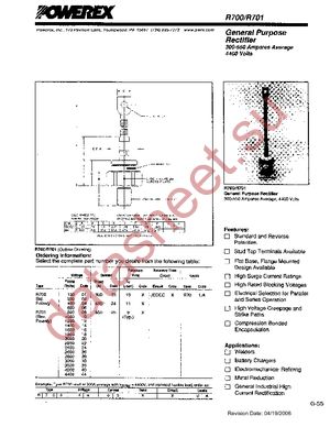 R7000604XXUA datasheet  